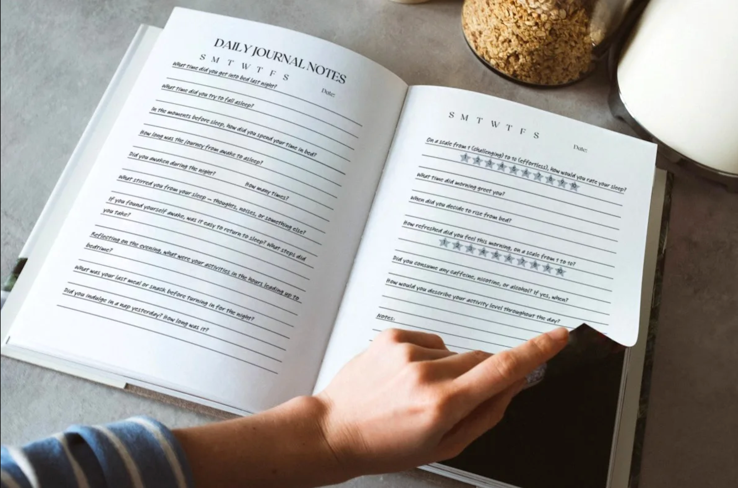 Bamblu Guided Sleep Journal